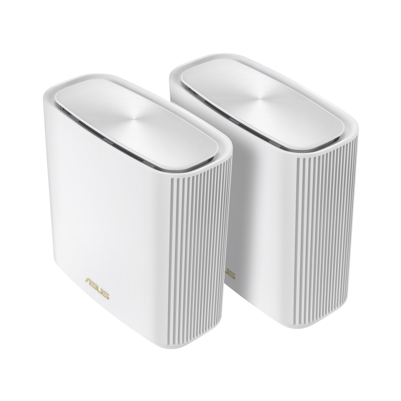 ASUS ZenWiFi Whole-Home Tri-Band Mesh WiFi 6E System (ET9 3PK) Coverage up to 7800 sq.ft 7800Mbps New 6GHz Band AiMesh Lifetime Free Internet Security
