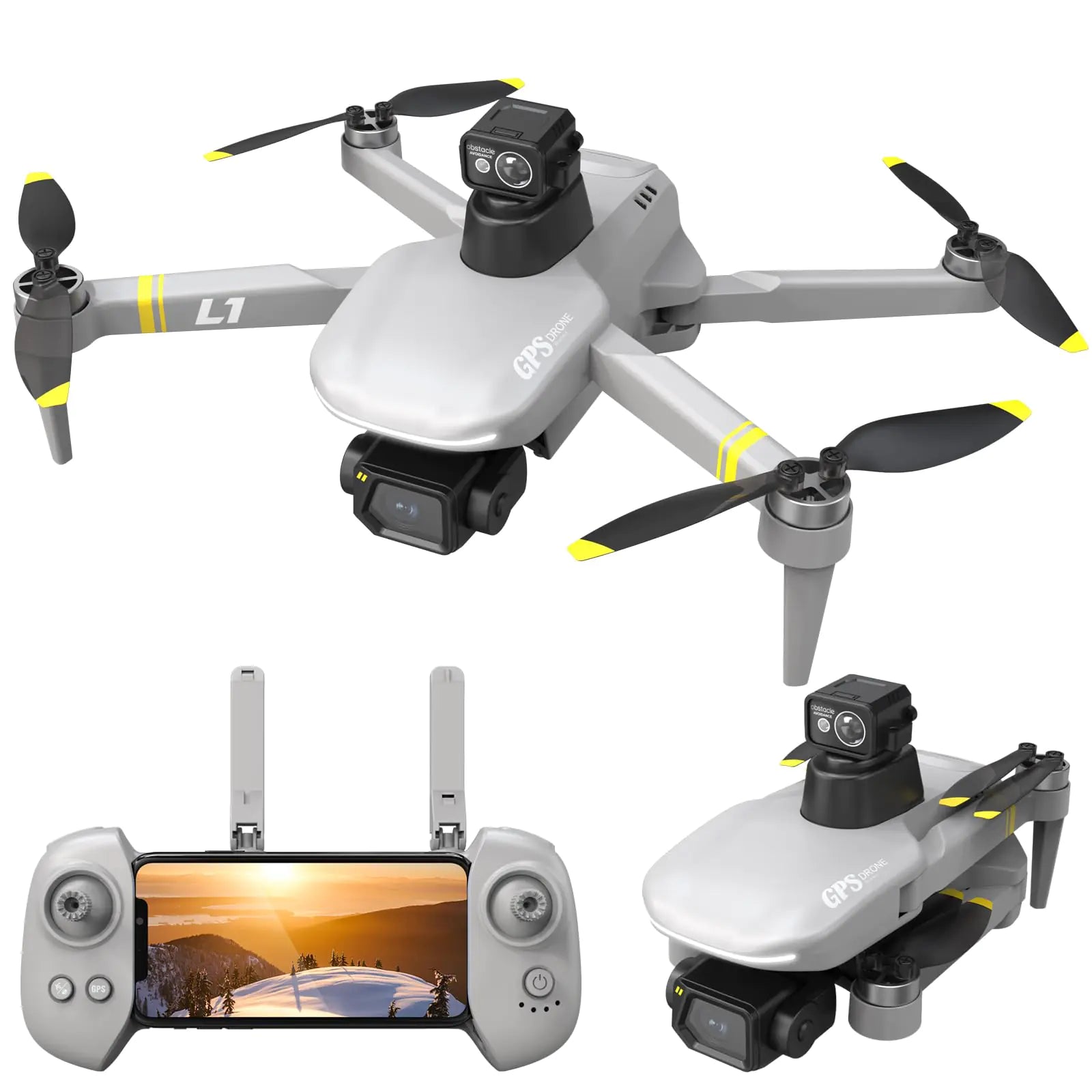 Bingchat 4K Drone with 3-Axis Gimbal – Obstacle Avoidance, Pro Video, and Next-Level Flight Control