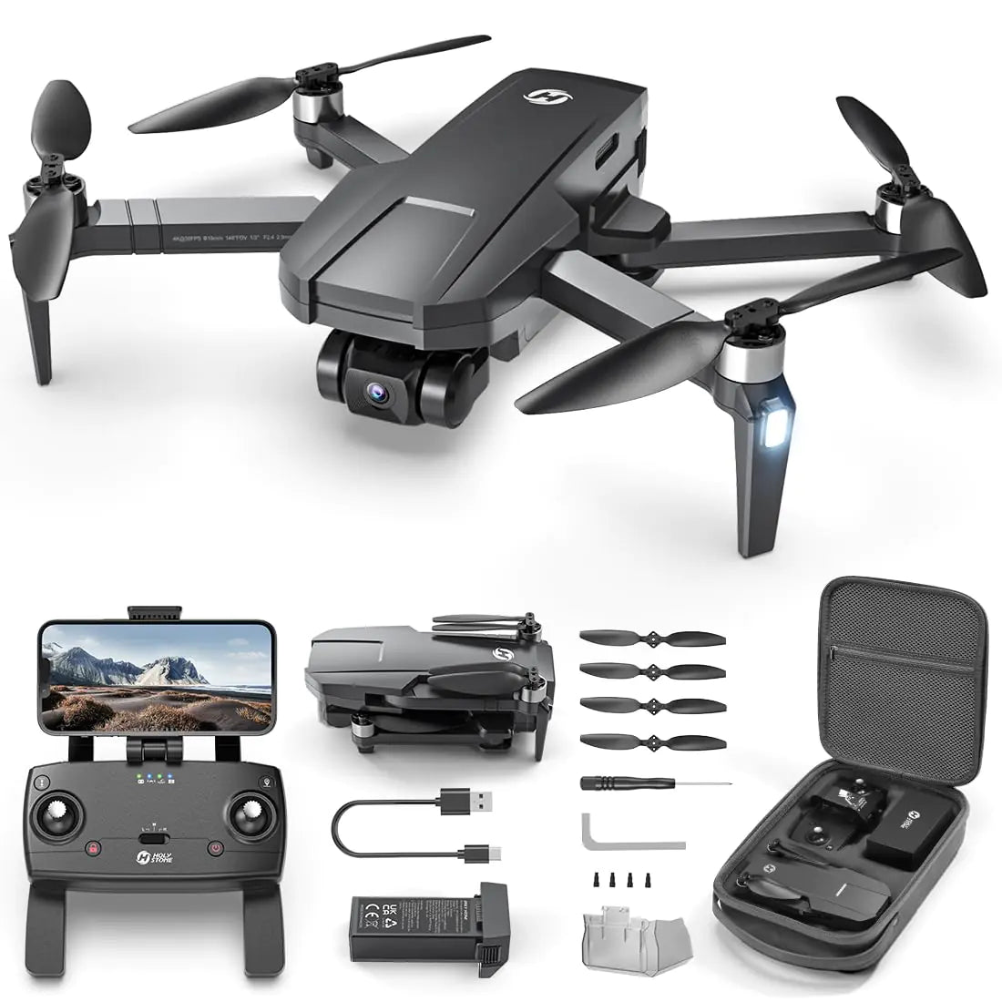 Holy Stone HS720R – 3-Axis Gimbal 4K Drone with GPS, Long-Range Video, and Cinematic Stability